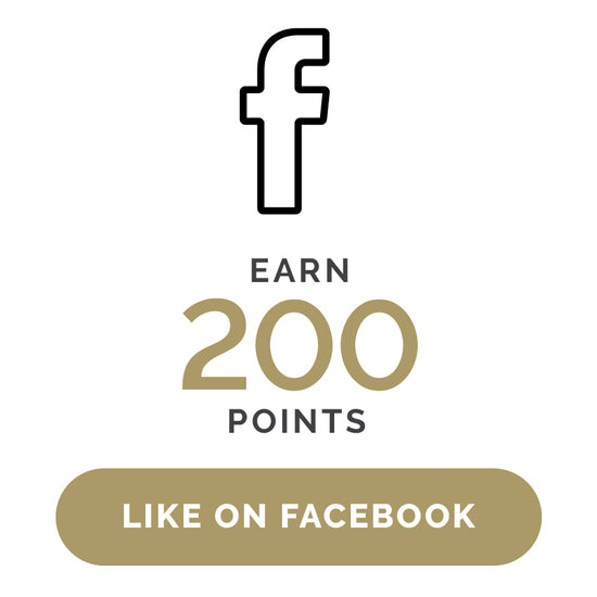 earn 200 points by liking us on facebook
