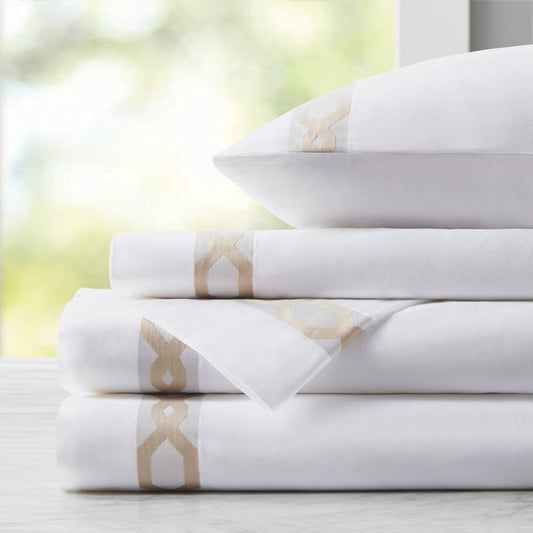 🎁 Signature Hem 300TC Cotton Sheet Set (100% off)