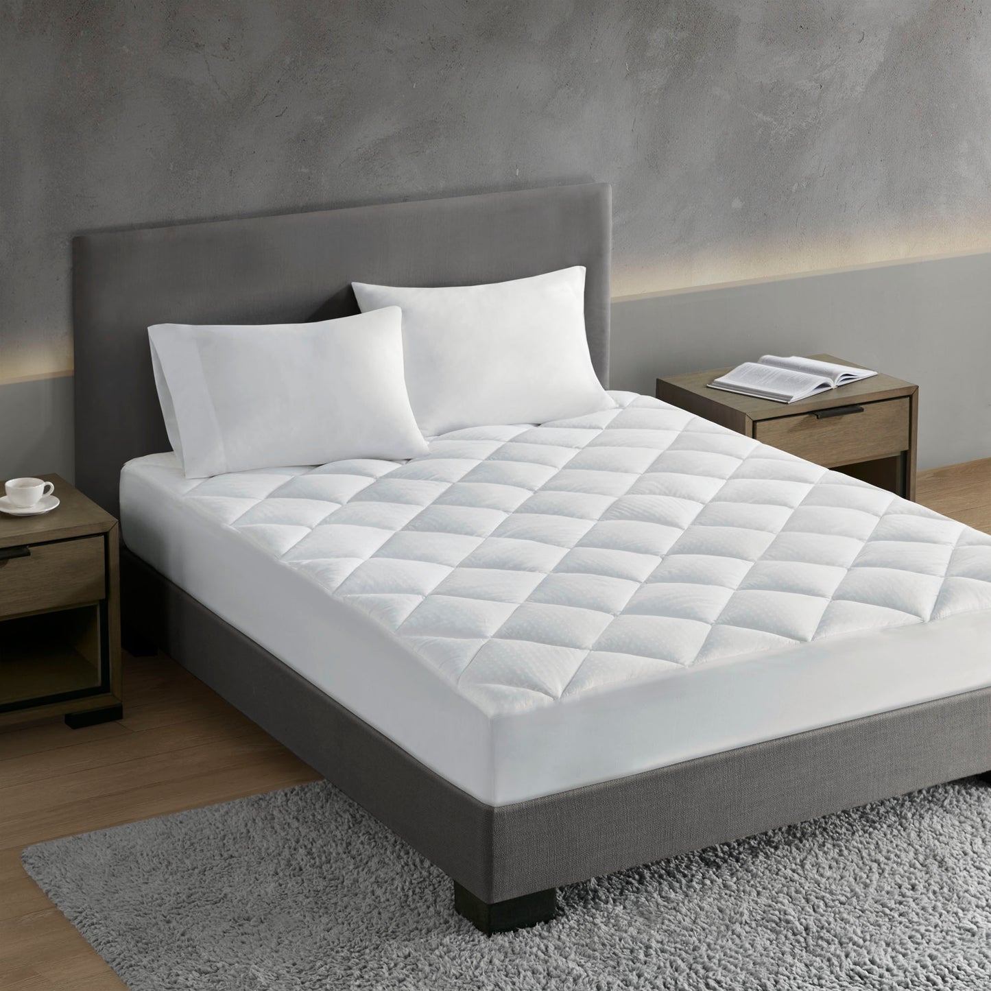 Croscil Dobby Cotton Waterproof Mattress Pad