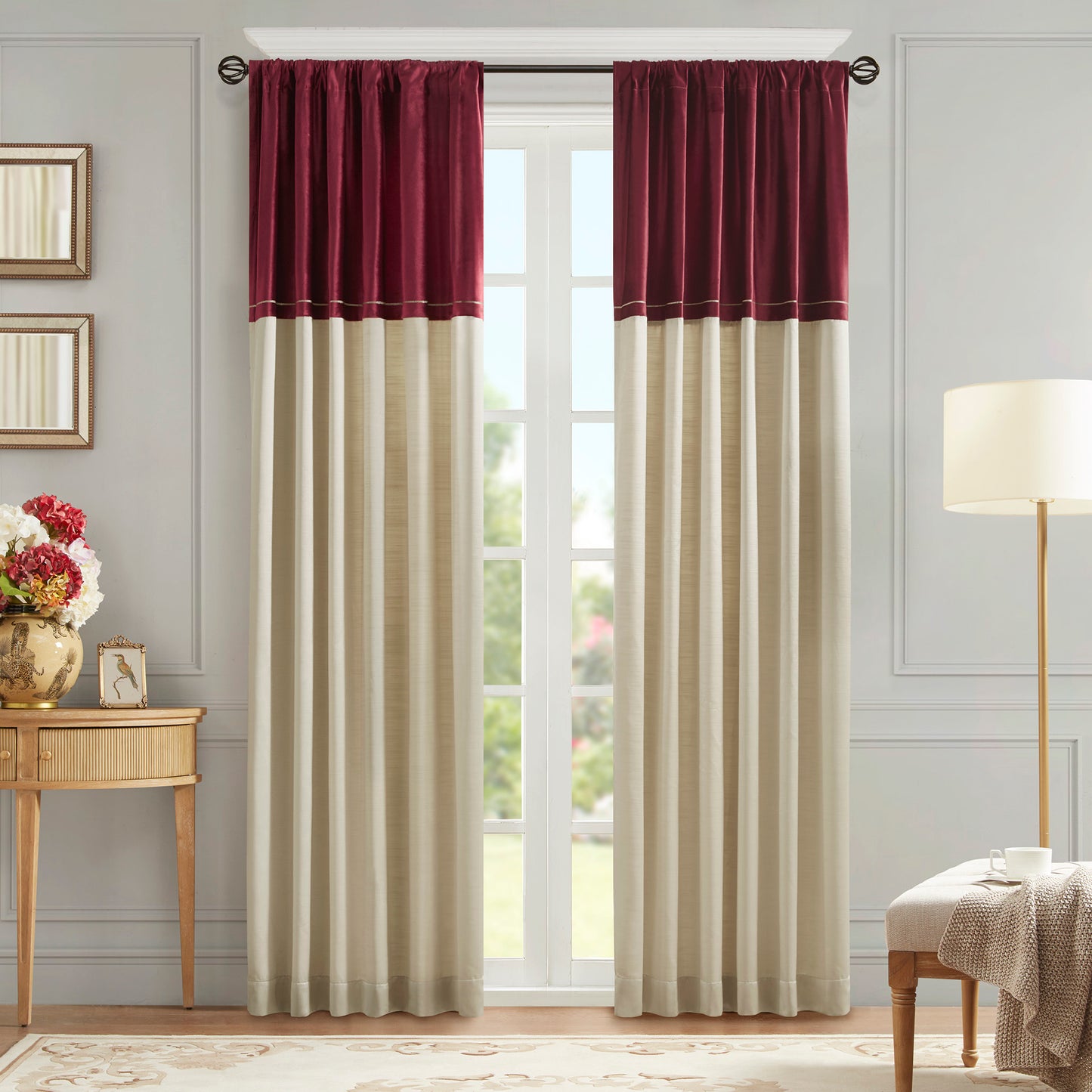 Croscill Classics Invertible Curtain Panel (Single)