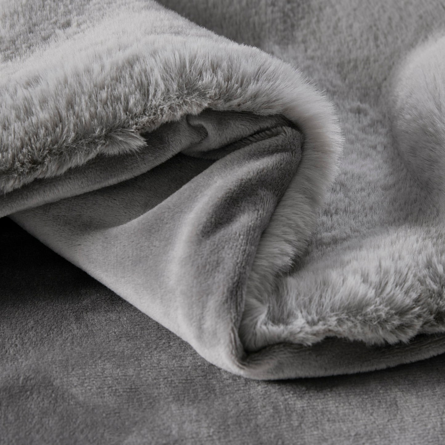 Croscil Solid Sable Fur Throw