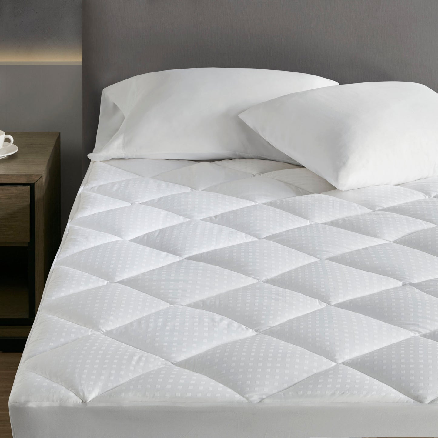 Croscil Dobby Cotton Waterproof Mattress Pad