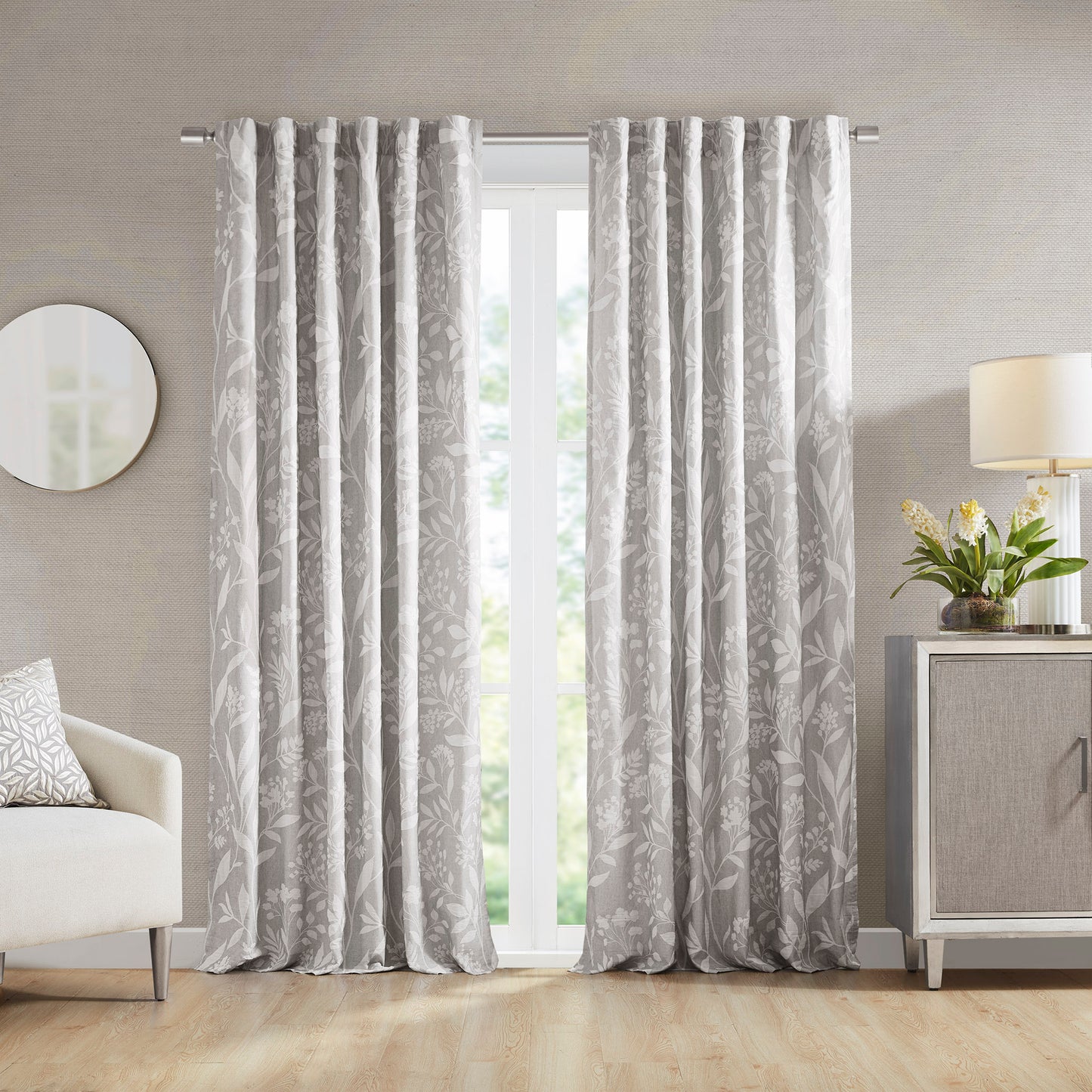 Croscill Home Floral Curtain Panel (Single)