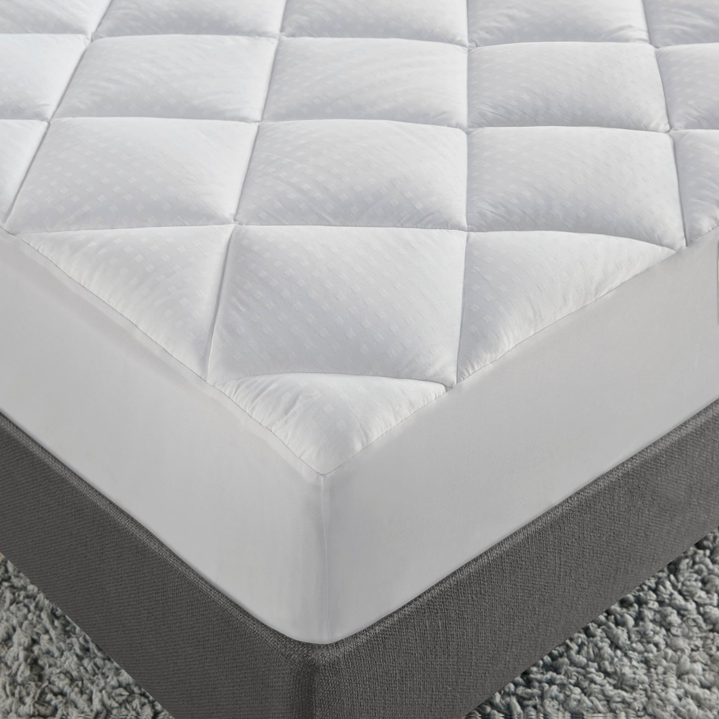Croscil Dobby Cotton Waterproof Mattress Pad