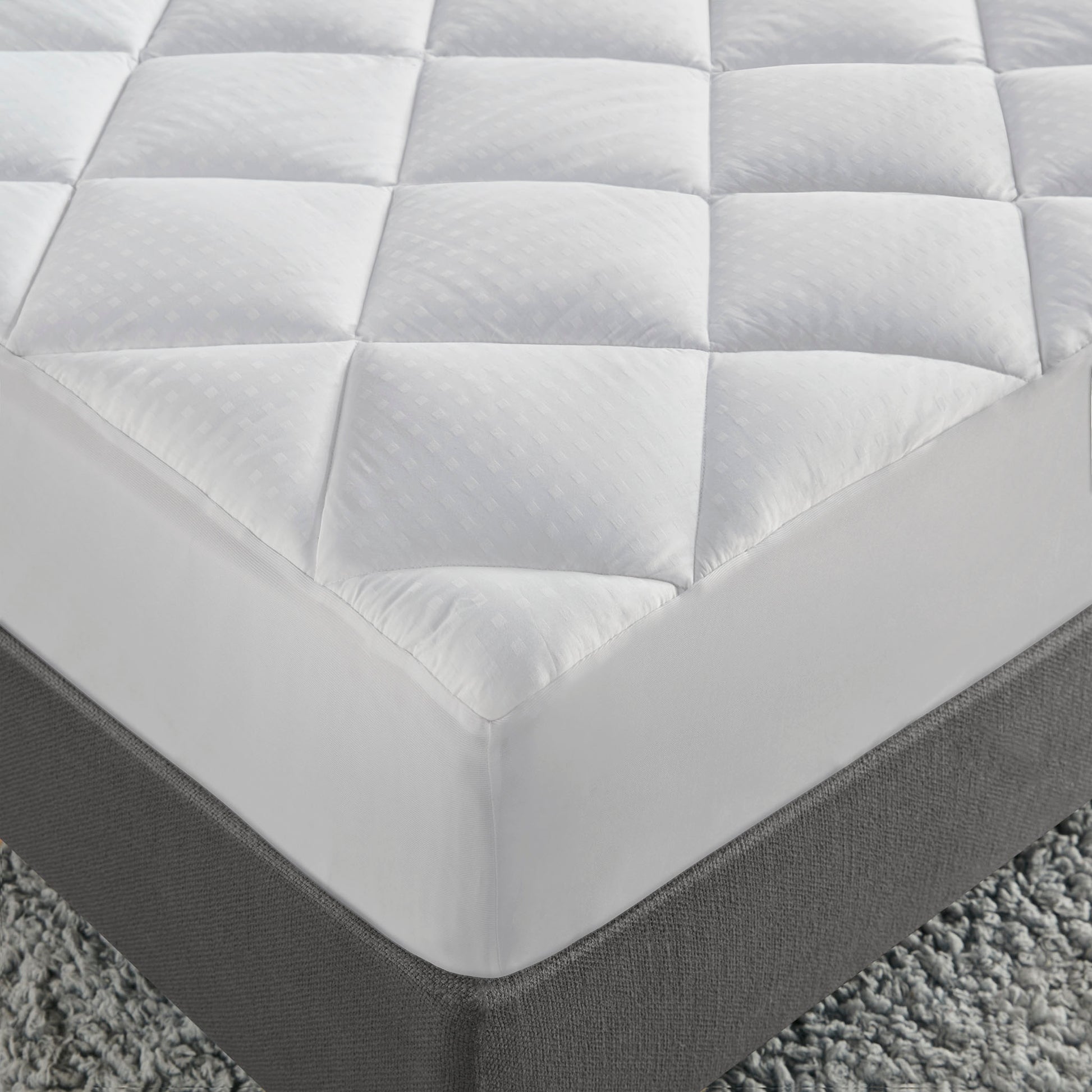 Croscil Dobby Cotton Waterproof Mattress Pad