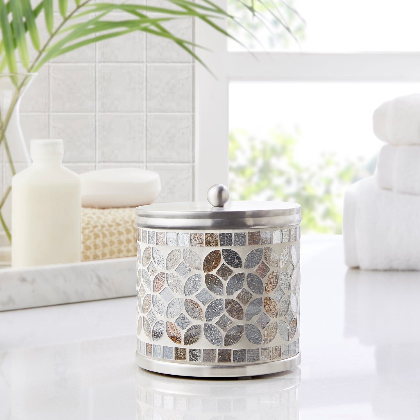 Croscil Mosaic Glass Jar