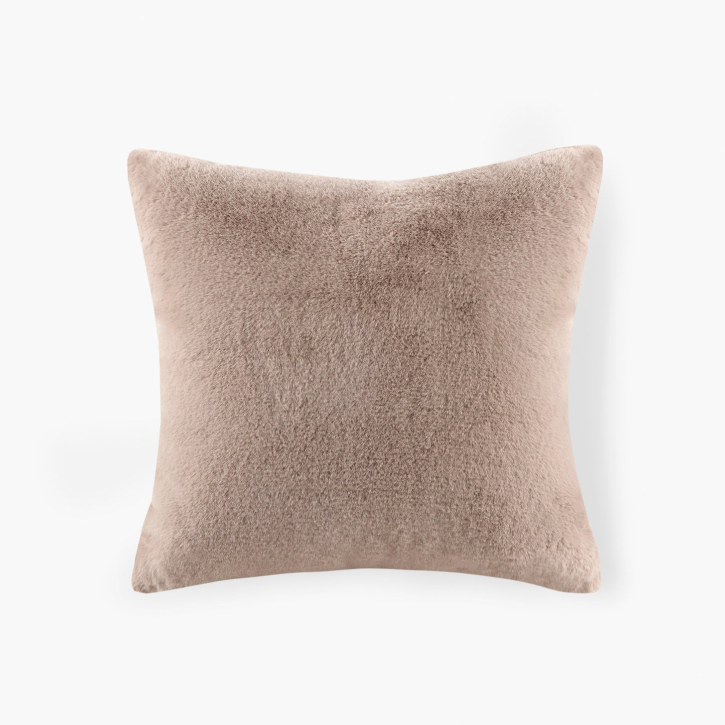 Croscil Solid Sable Fur Pillow with Zipper