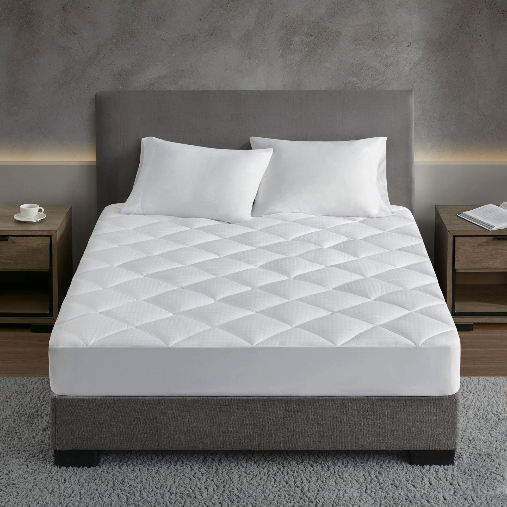 Croscil Dobby Cotton Waterproof Mattress Pad