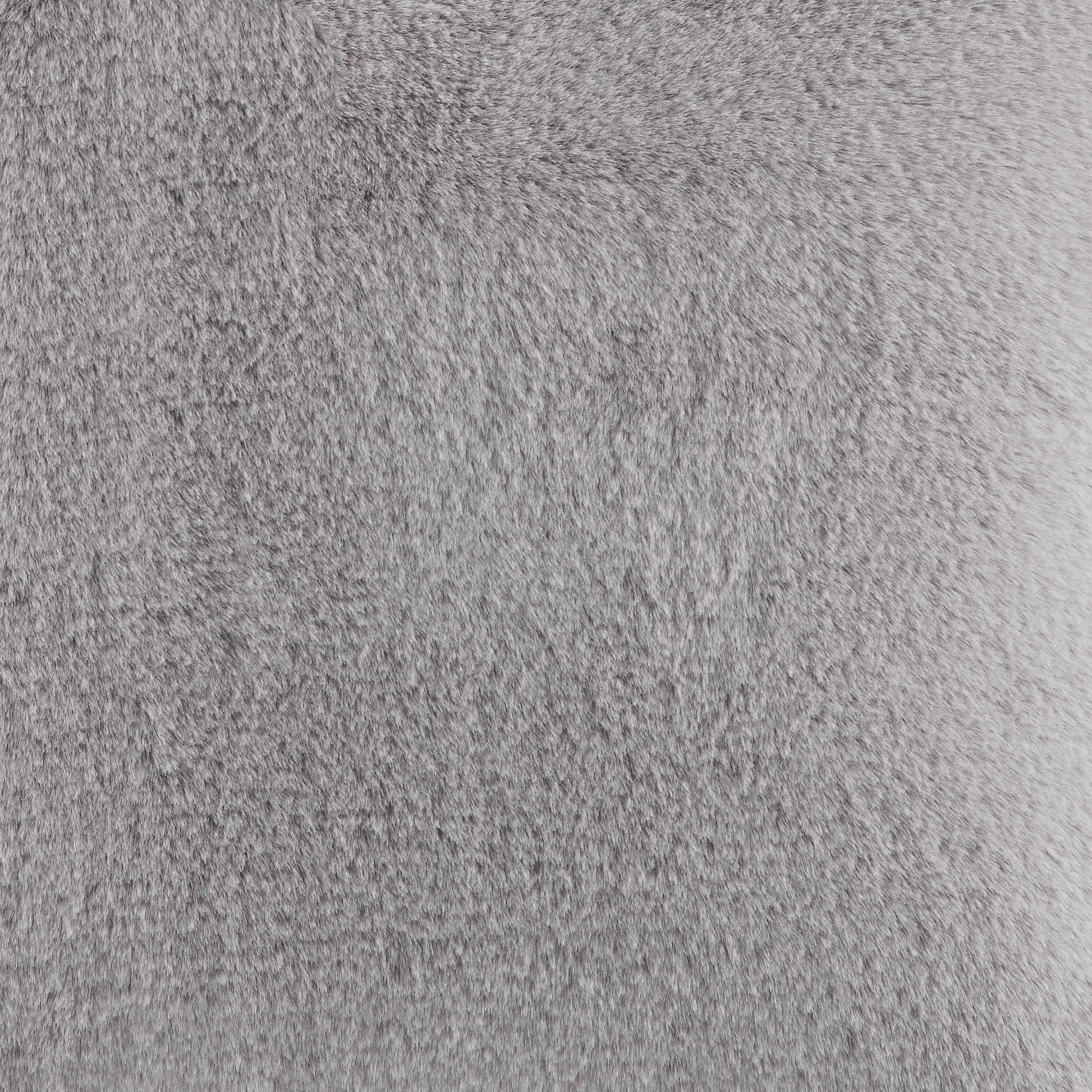 Croscil Solid Sable Fur Pillow with Zipper