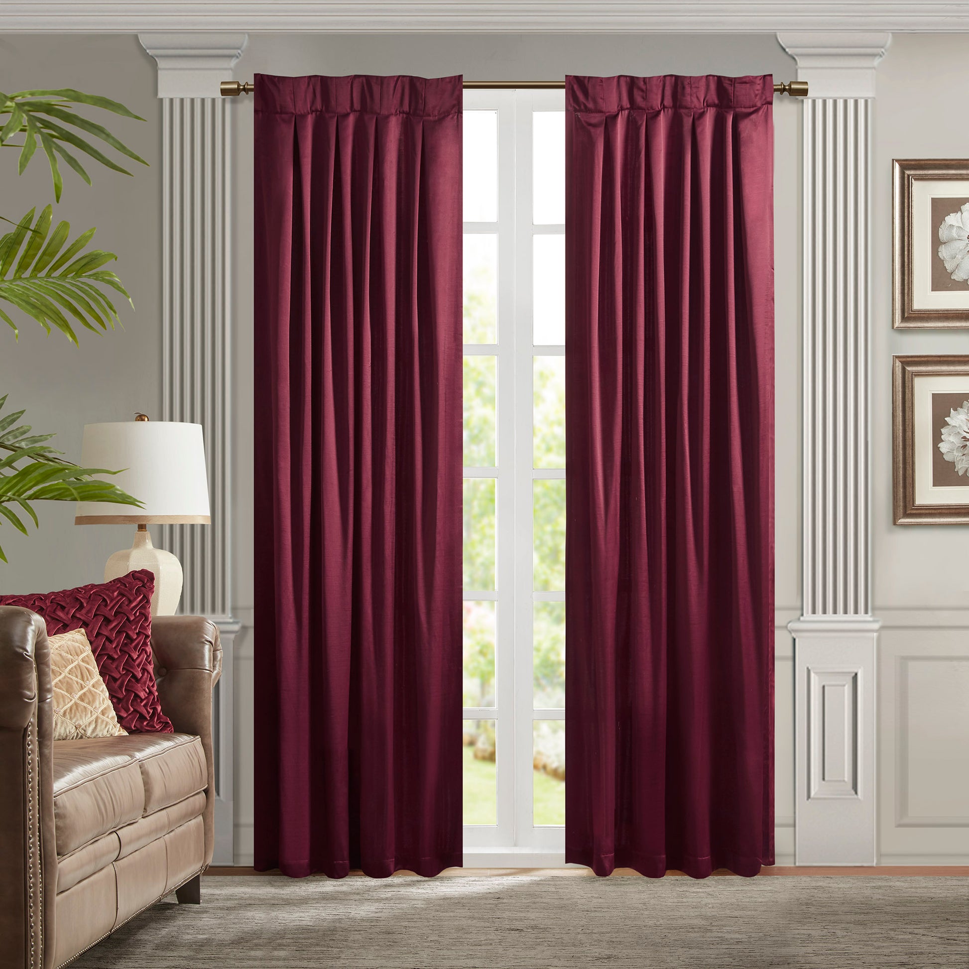 Croscill Classics Pleat Curtain Panel with Tieback (Single)