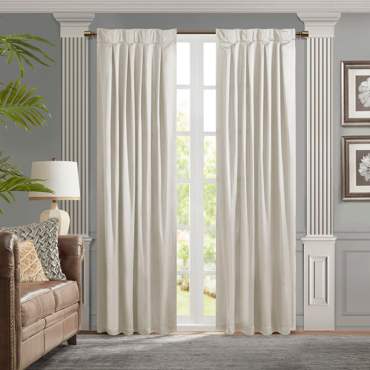 Croscill Classics Pleat Curtain Panel with Tieback (Single)