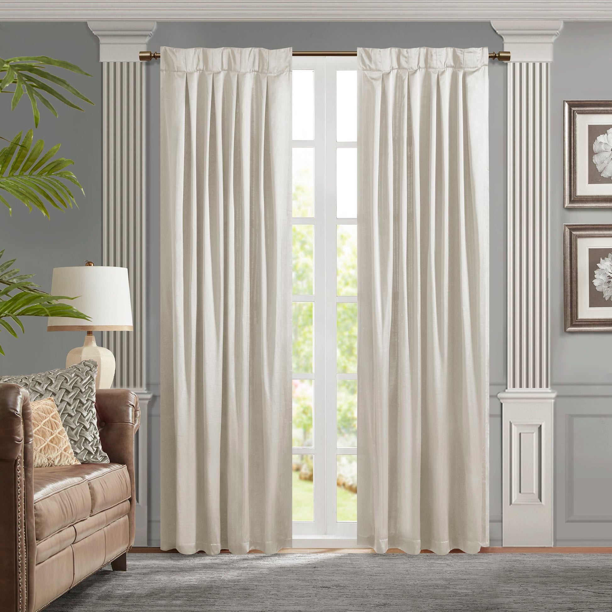 Croscill Classics Pleat Curtain Panel with Tieback (Single)