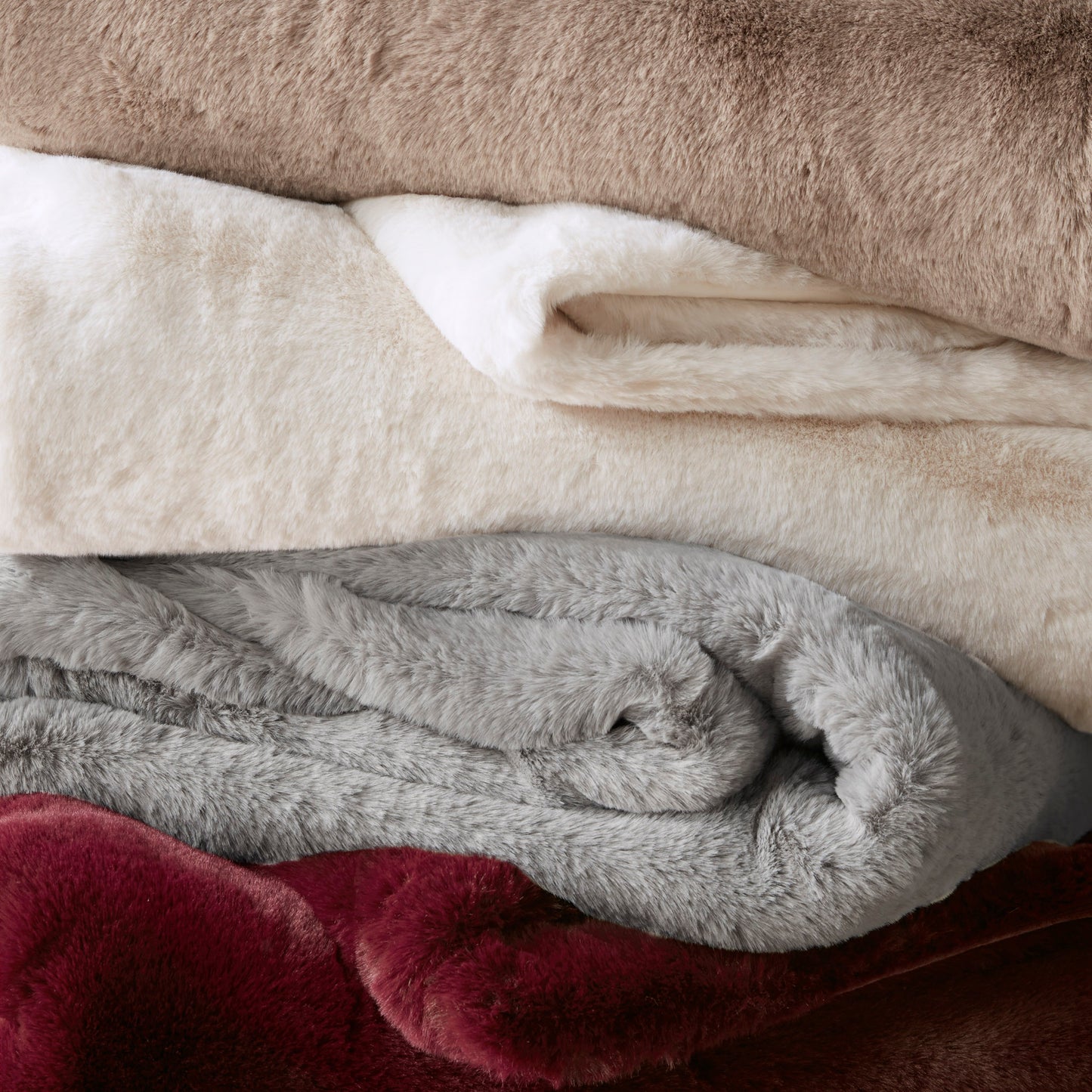 Croscil Solid Sable Fur Throw