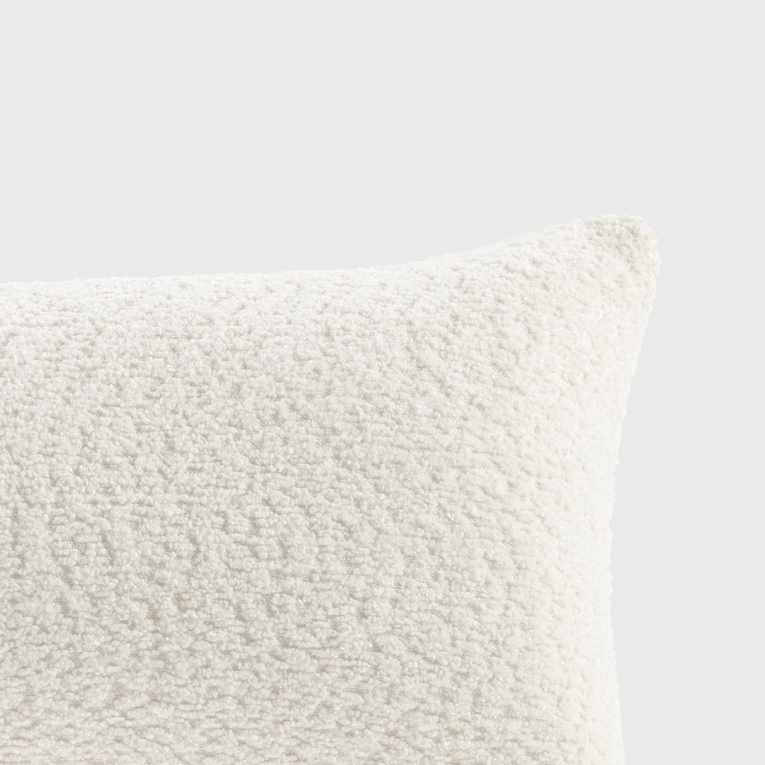 Sedona Small Zafu White Pleated Pillow Seat