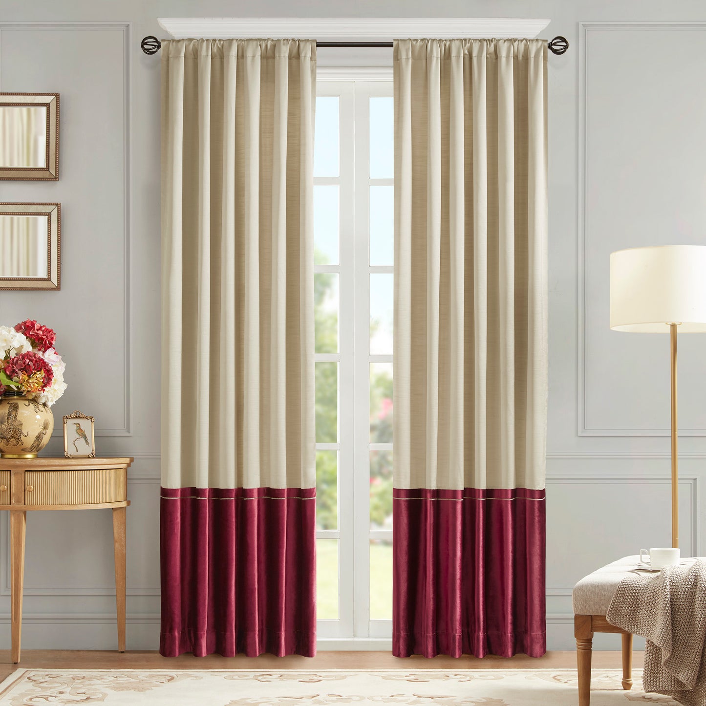 Croscill Classics Invertible Curtain Panel (Single)