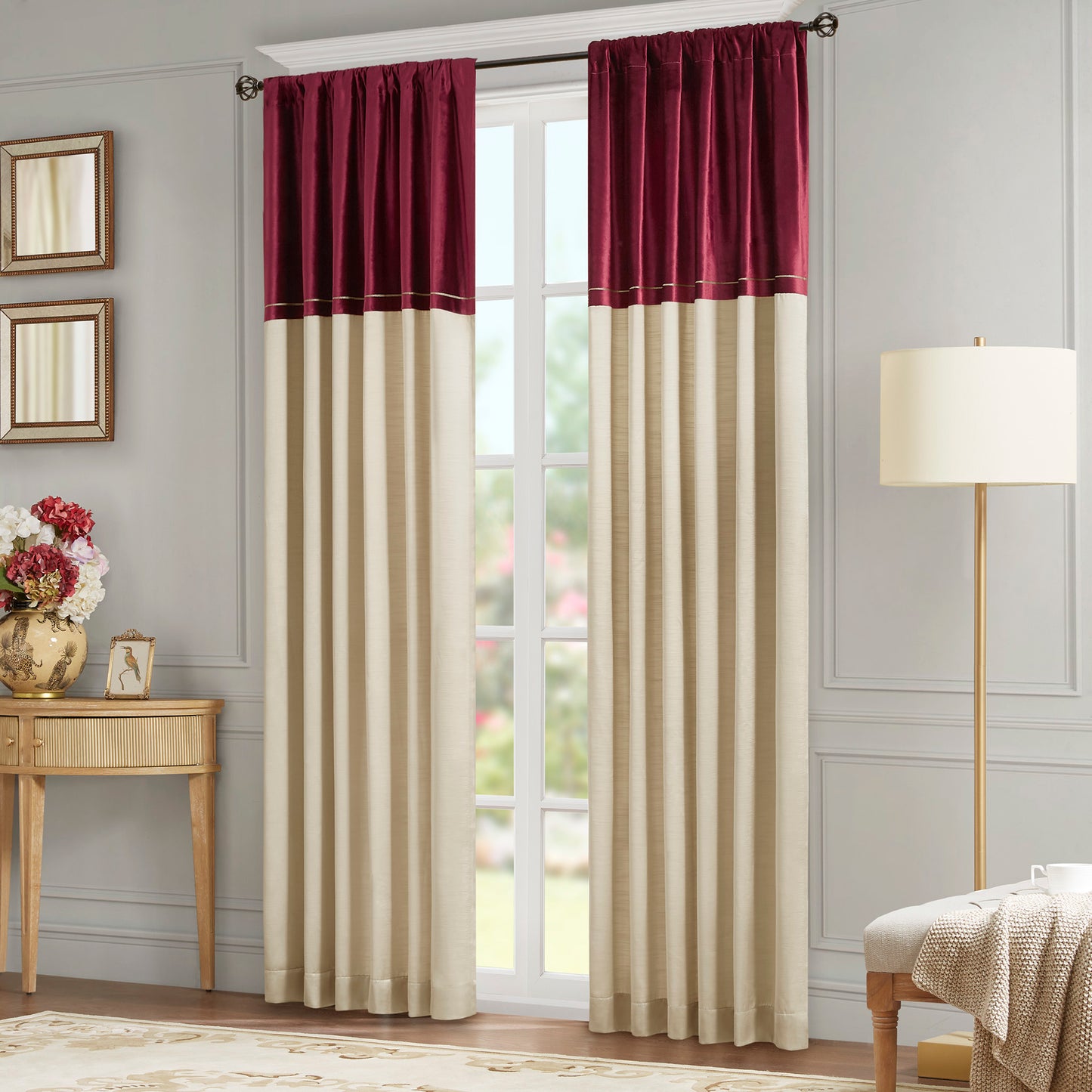 Croscill Classics Invertible Curtain Panel (Single)