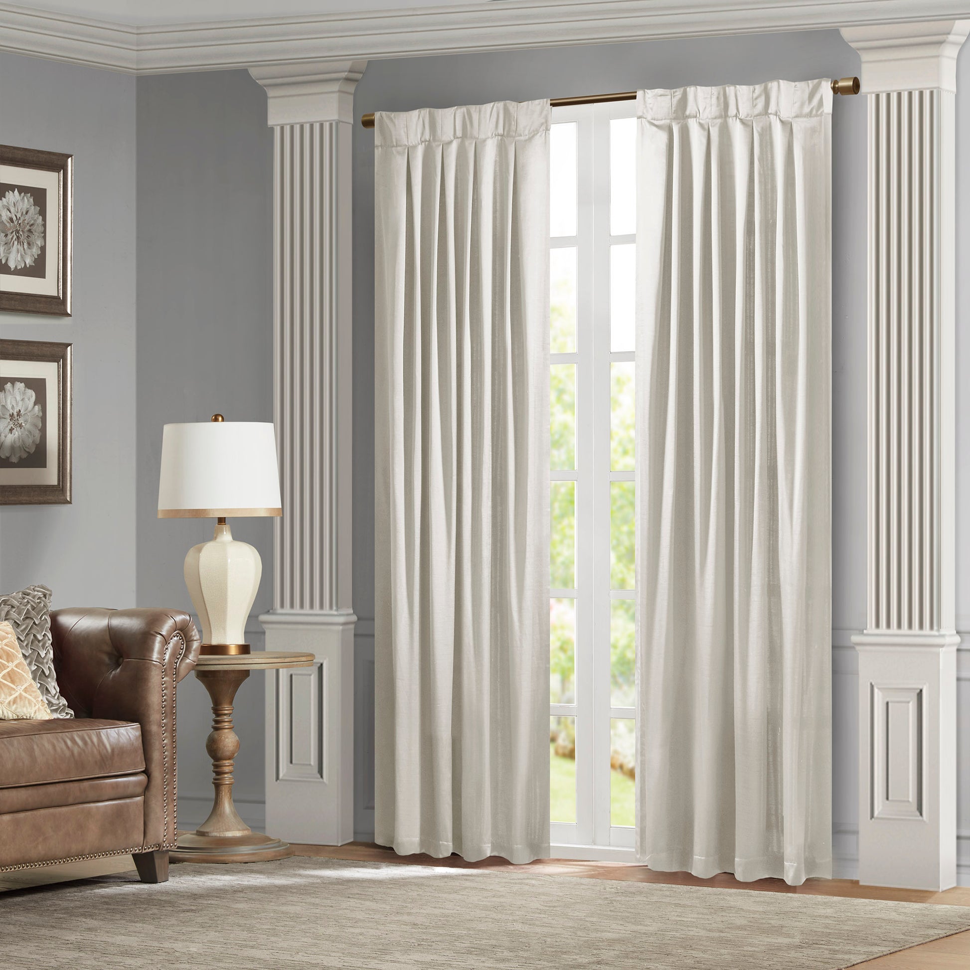 Croscill Classics Pleat Curtain Panel with Tieback (Single)