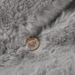 Croscil Solid Sable Fur Pillow with Zipper