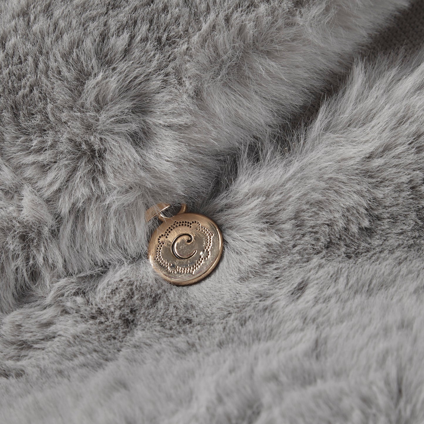 Croscil Solid Sable Fur Pillow with Zipper
