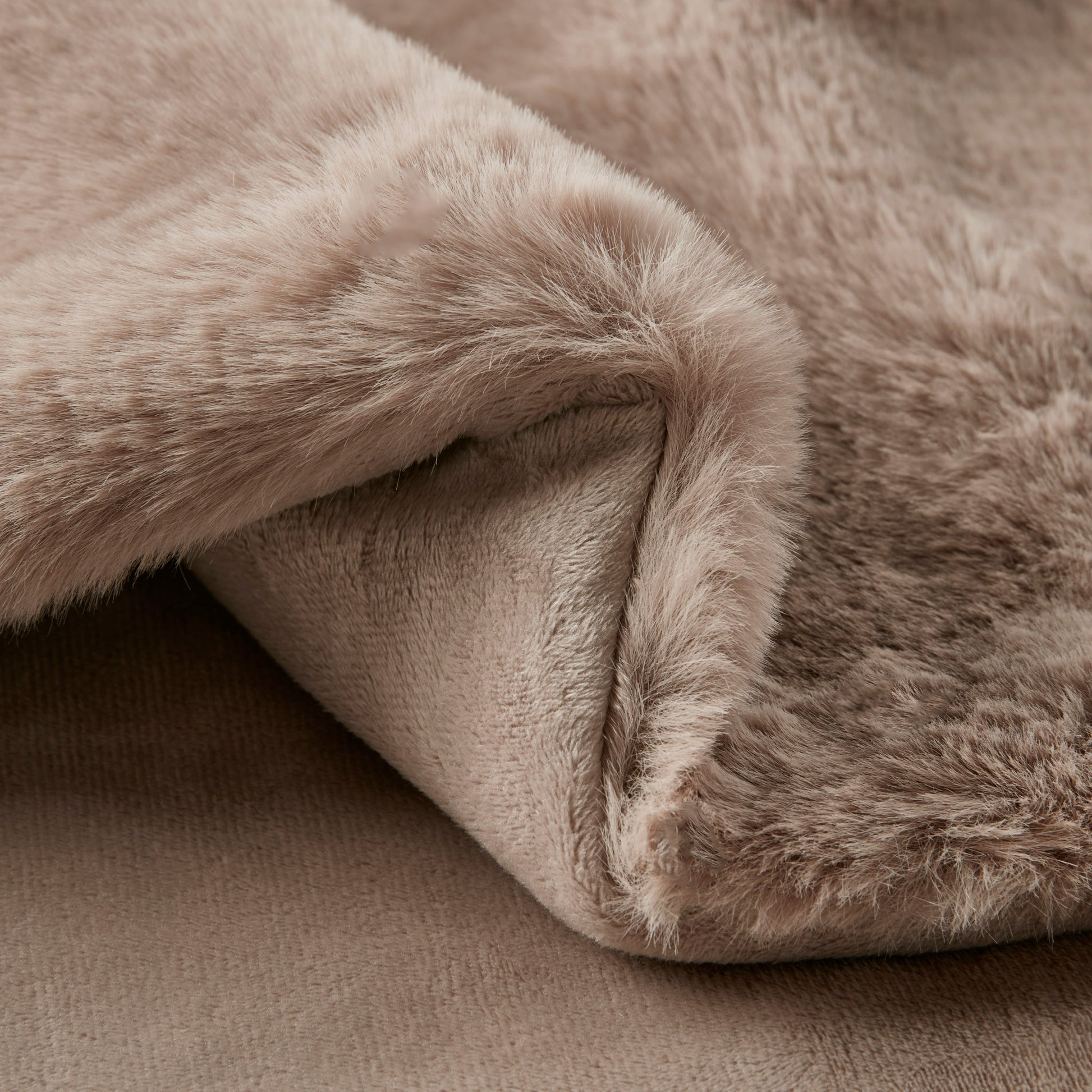 Croscil Solid Sable Fur Throw