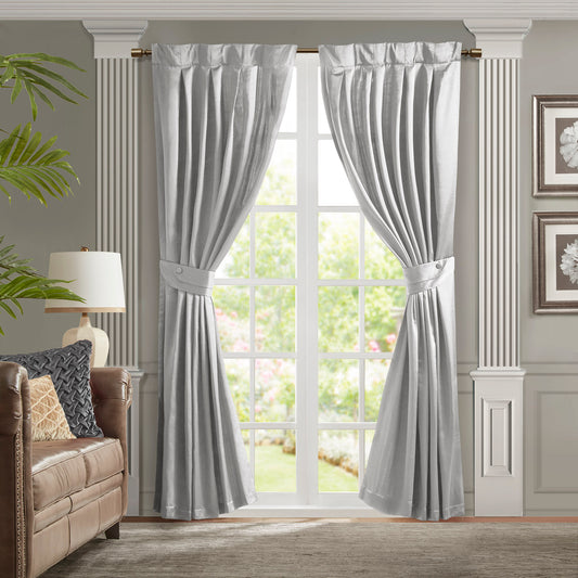 Croscill Classics Pleat Curtain Panel with Tieback (Single)