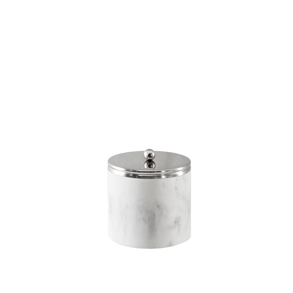 Croscil Silver Marbled Resin Tumbler