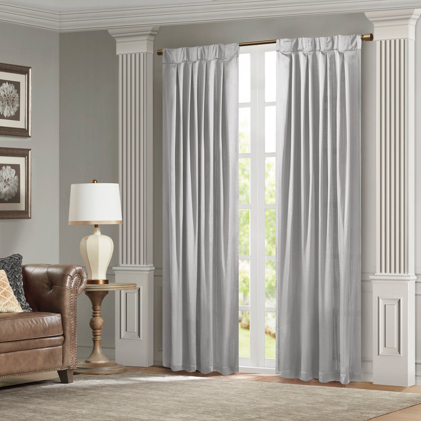 Croscill Classics Pleat Curtain Panel with Tieback (Single)