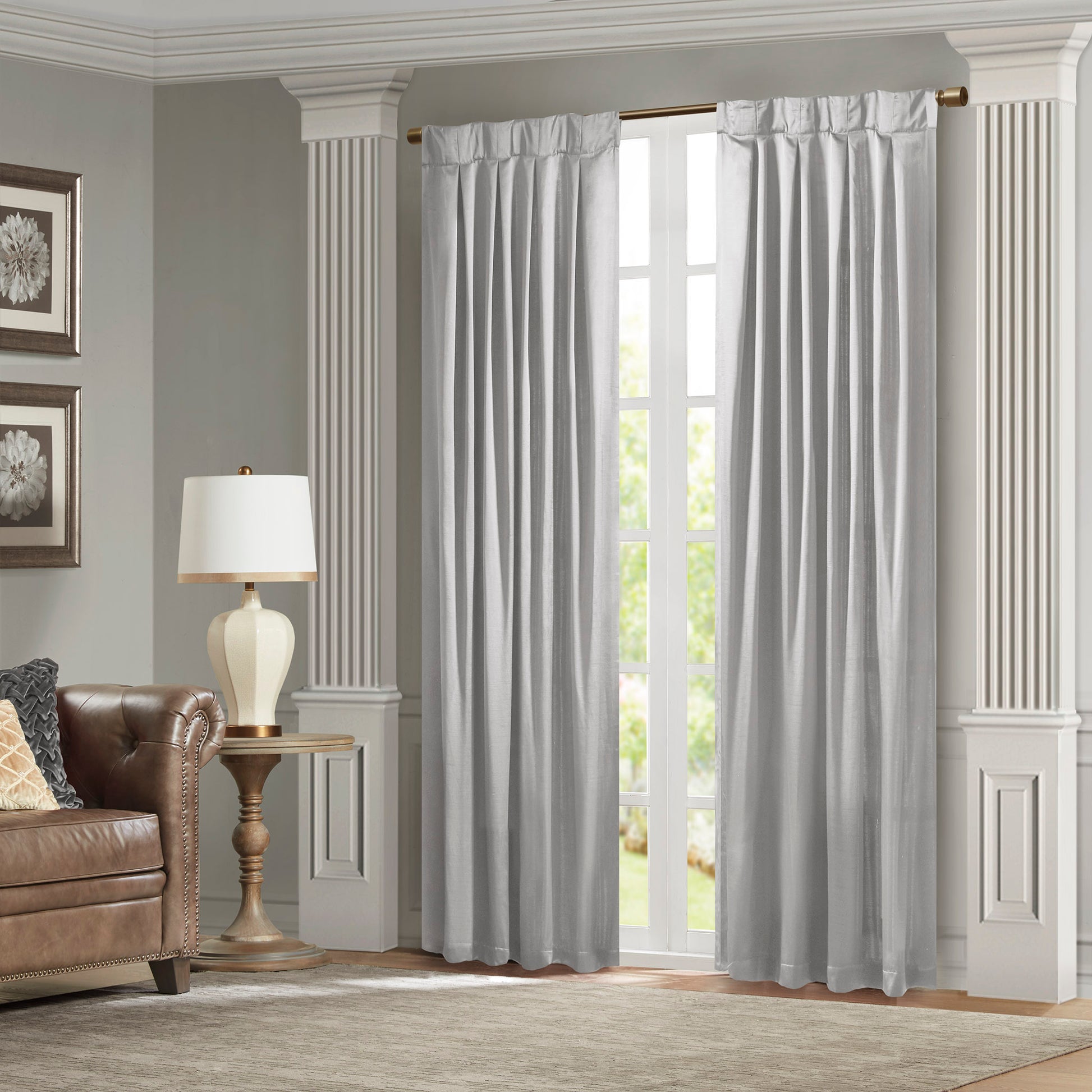 Croscill Classics Pleat Curtain Panel with Tieback (Single)