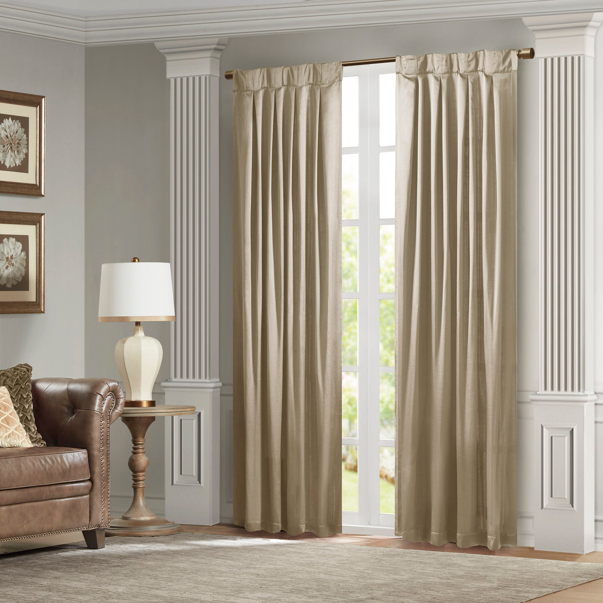 Croscill Classics Pleat Curtain Panel with Tieback (Single)