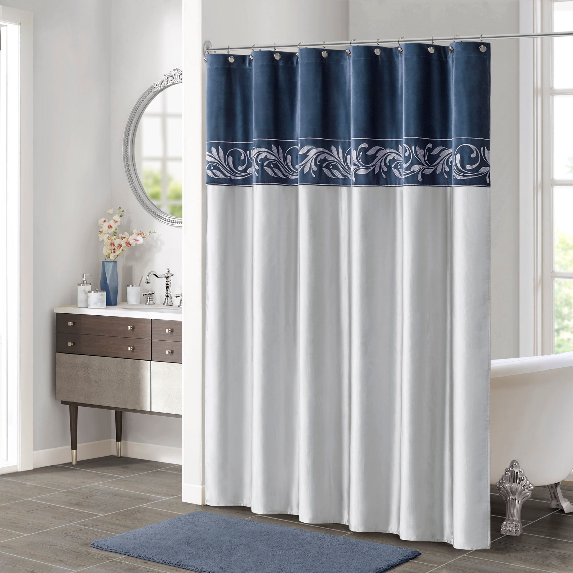Croscill Classics Embroidery Shower Curtain