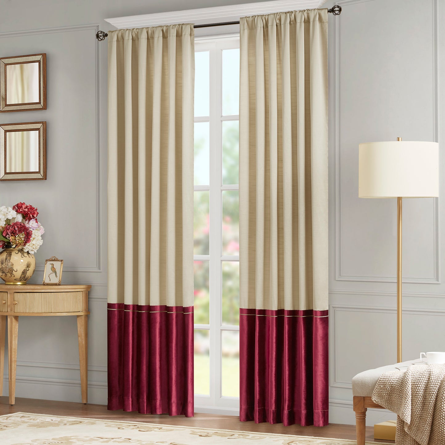 Croscill Classics Invertible Curtain Panel (Single)