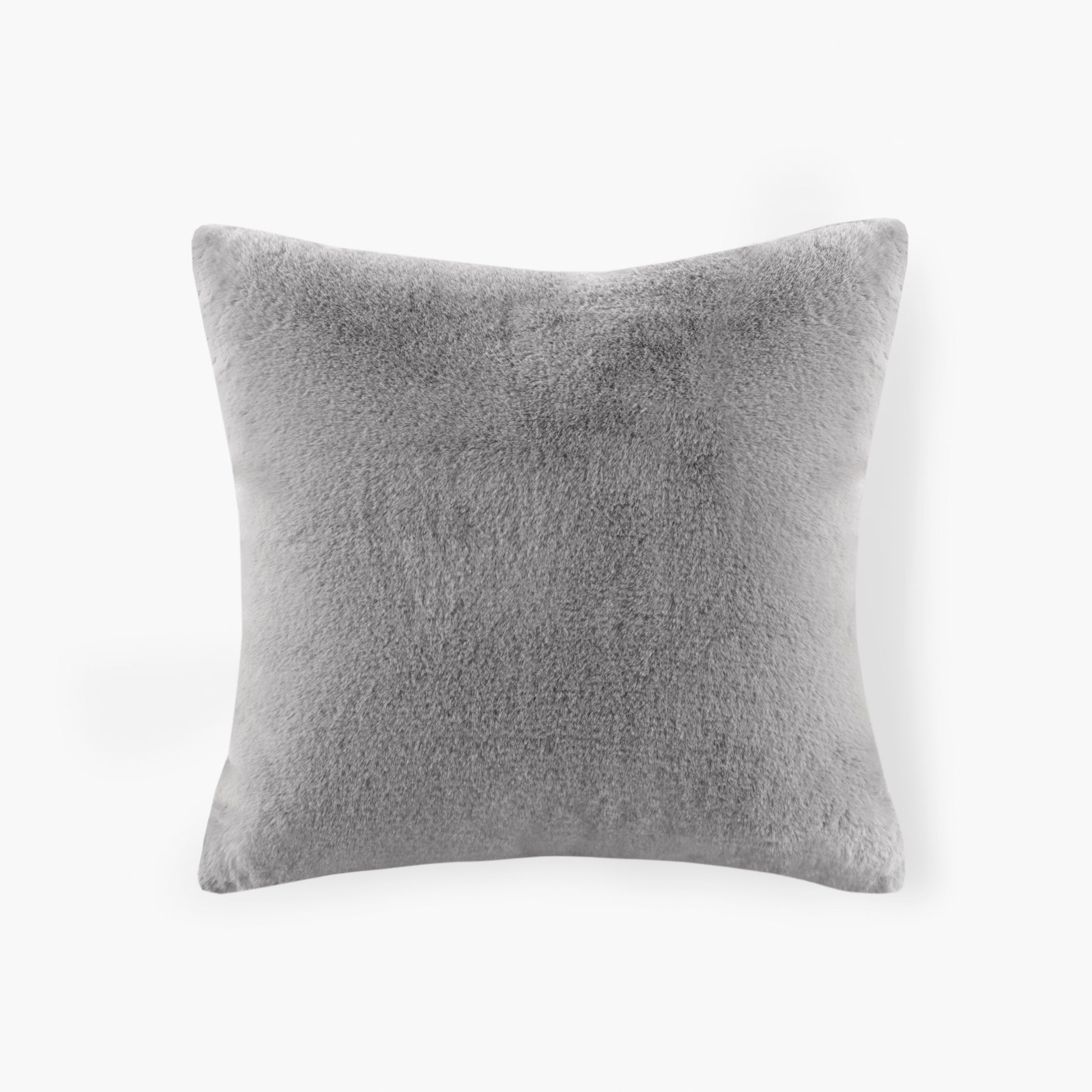 Croscil Solid Sable Fur Pillow with Zipper